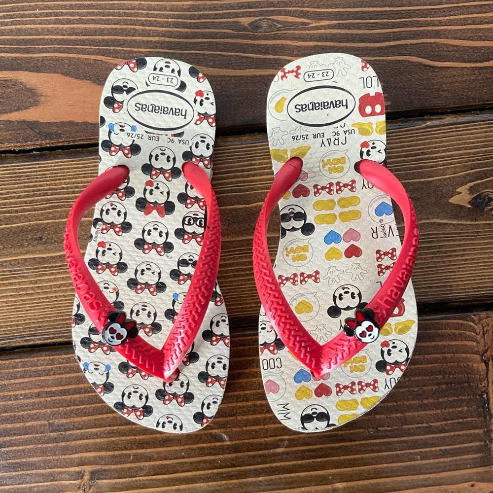 Havaianas Mickey Flip Flops Toddler Girl Disney